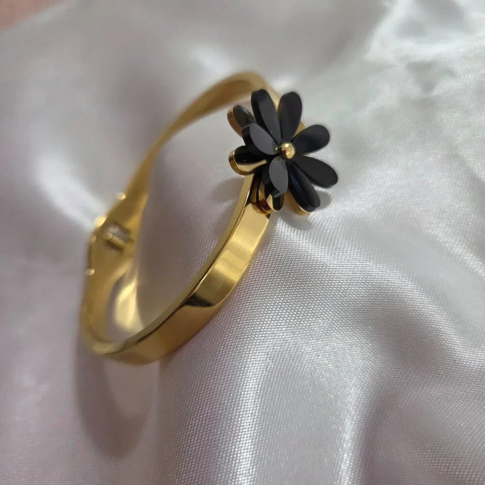 Gold Plated Stainless Steel VARIETY Bangle Bracelet Geometric Design SELECT